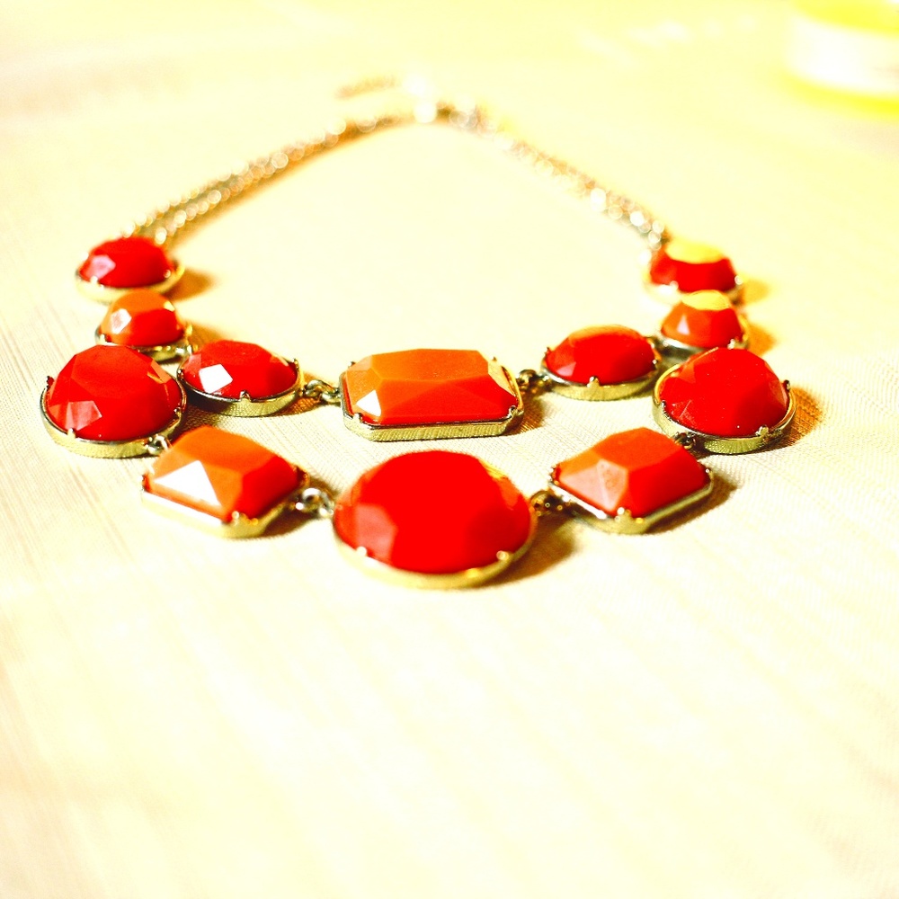 Red and Orange Necklace
